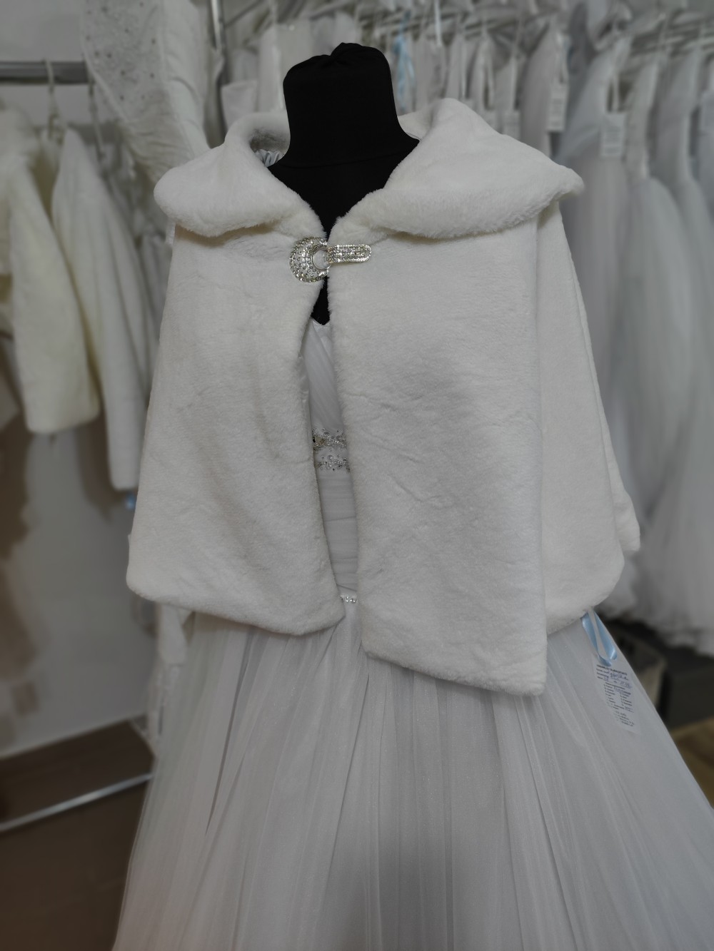 Hantos menyasszonyi pelerin