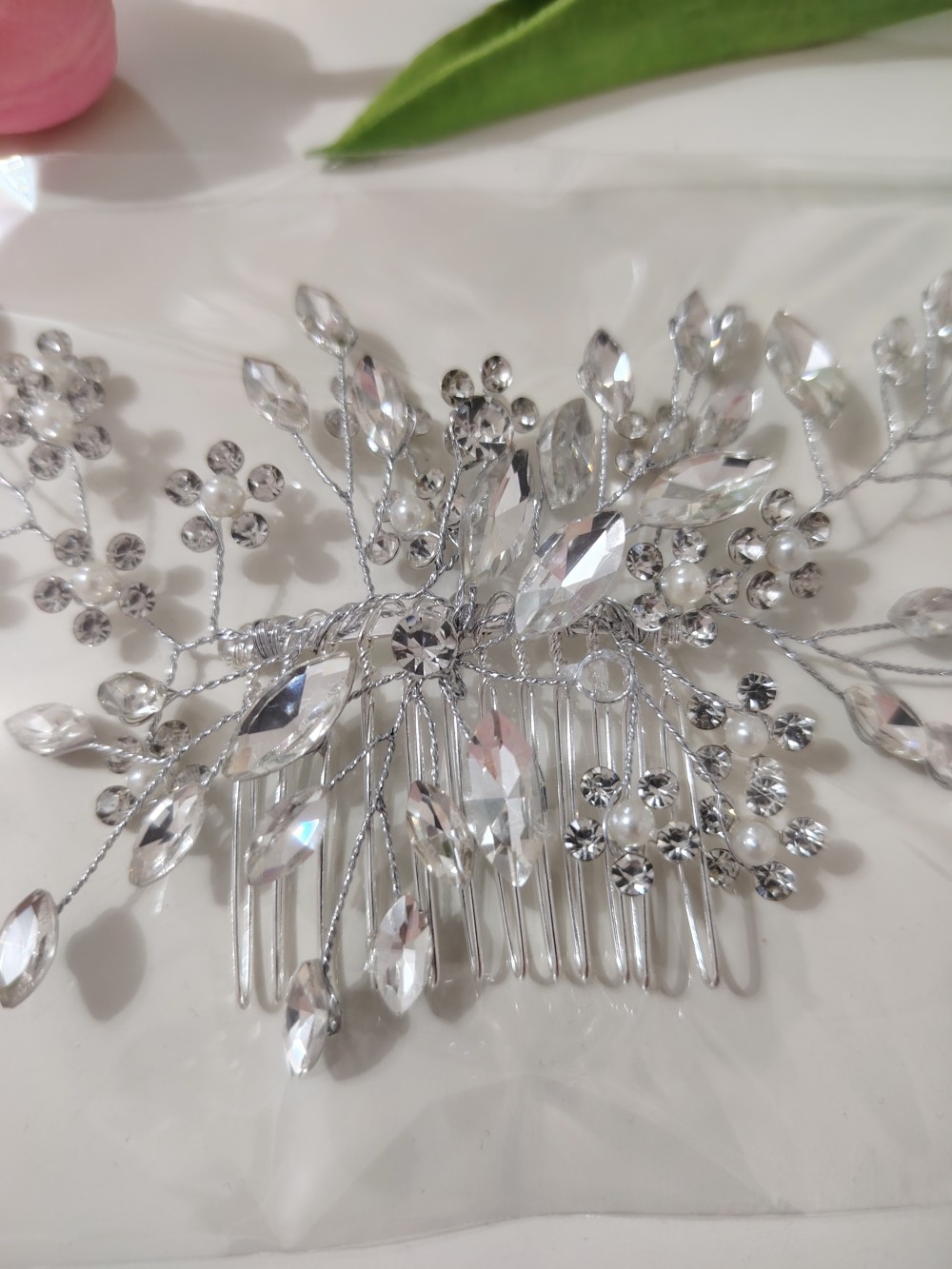 Sásd menyasszonyi hajdísz 