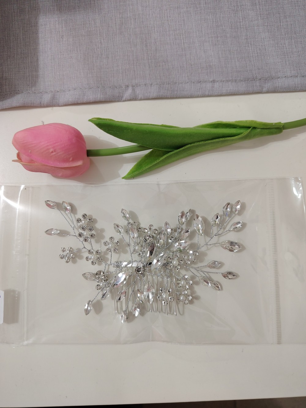 Sásd menyasszonyi hajdísz 