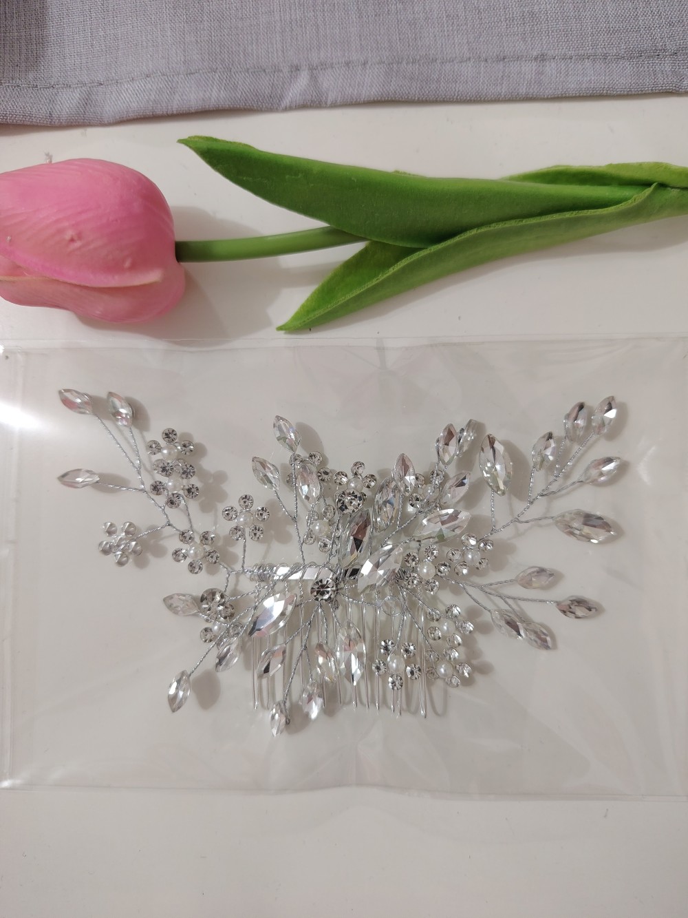 Sásd menyasszonyi hajdísz 