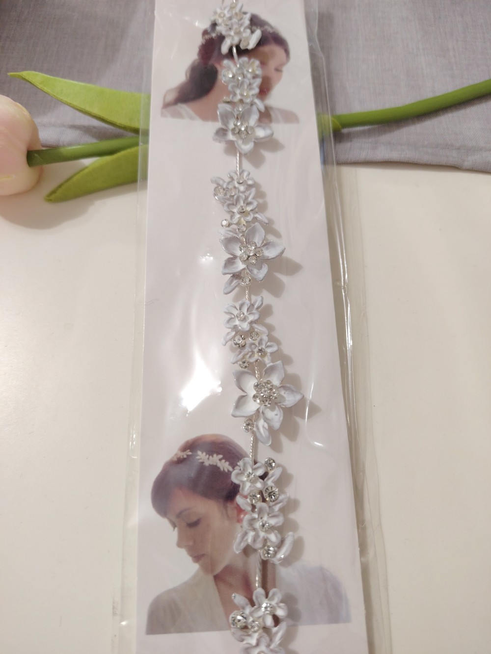 Mélykút menyasszonyi hajdísz 