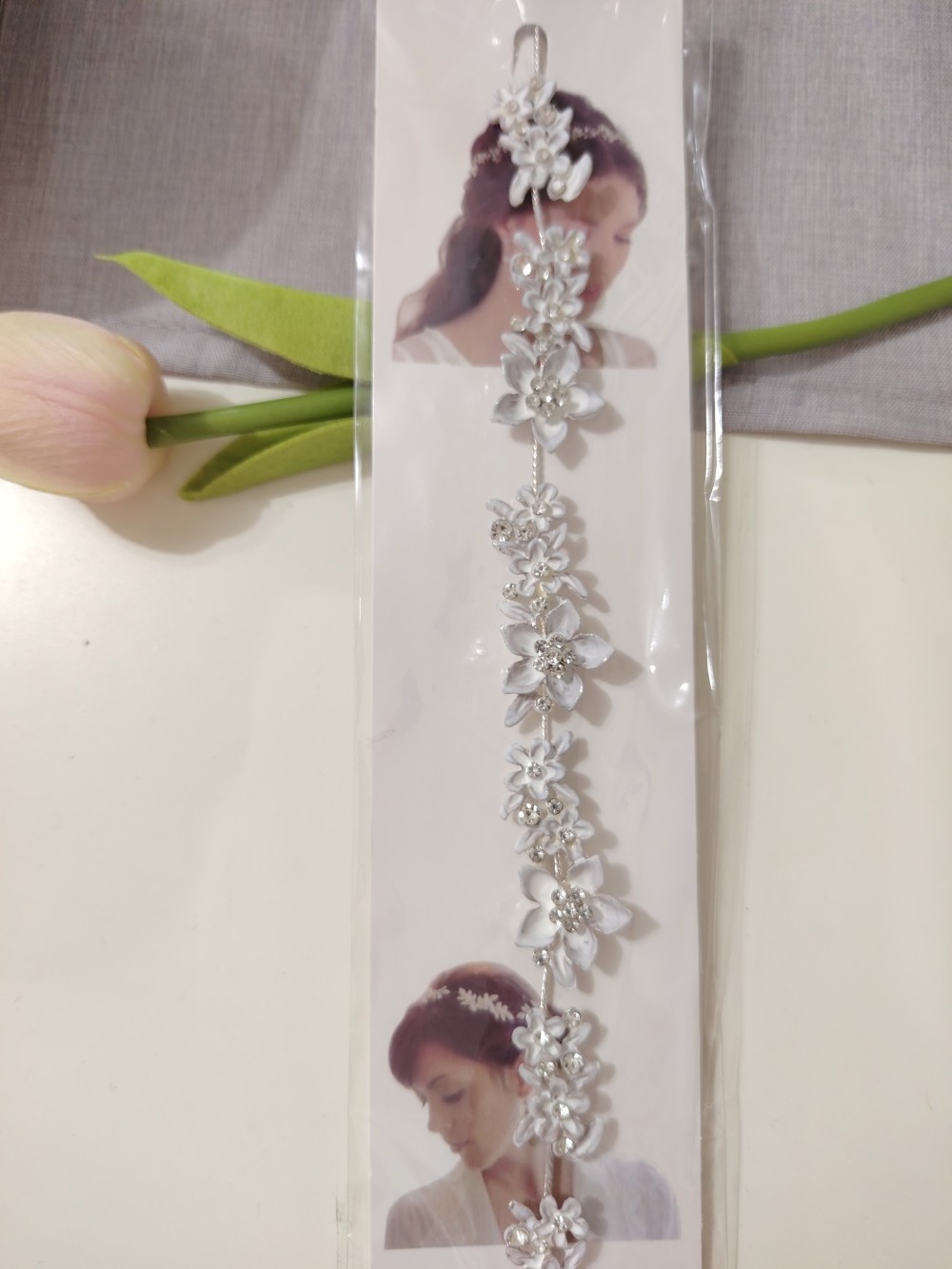 Mélykút menyasszonyi hajdísz 