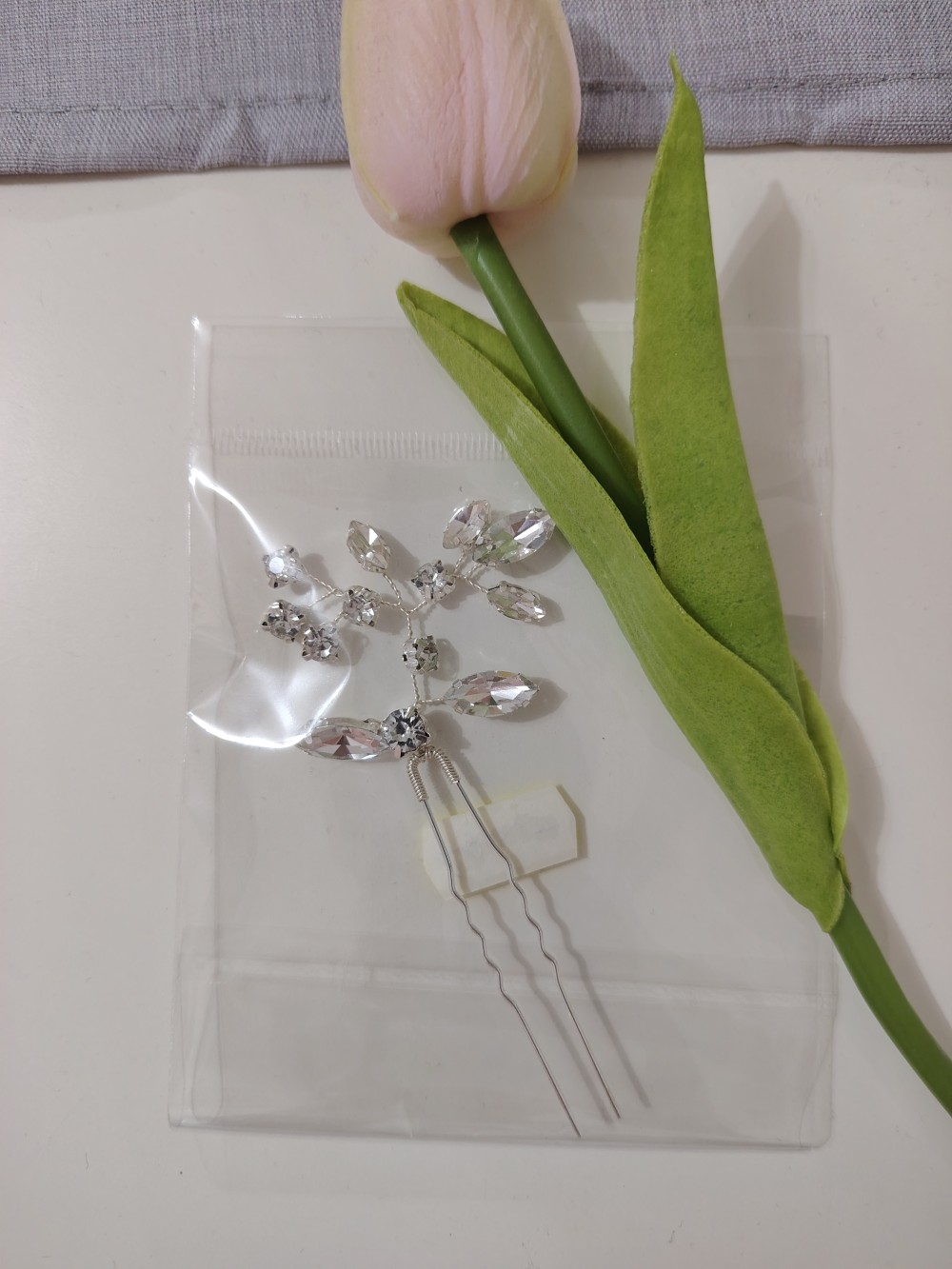 Kenderes menyasszonyi hajdísz 