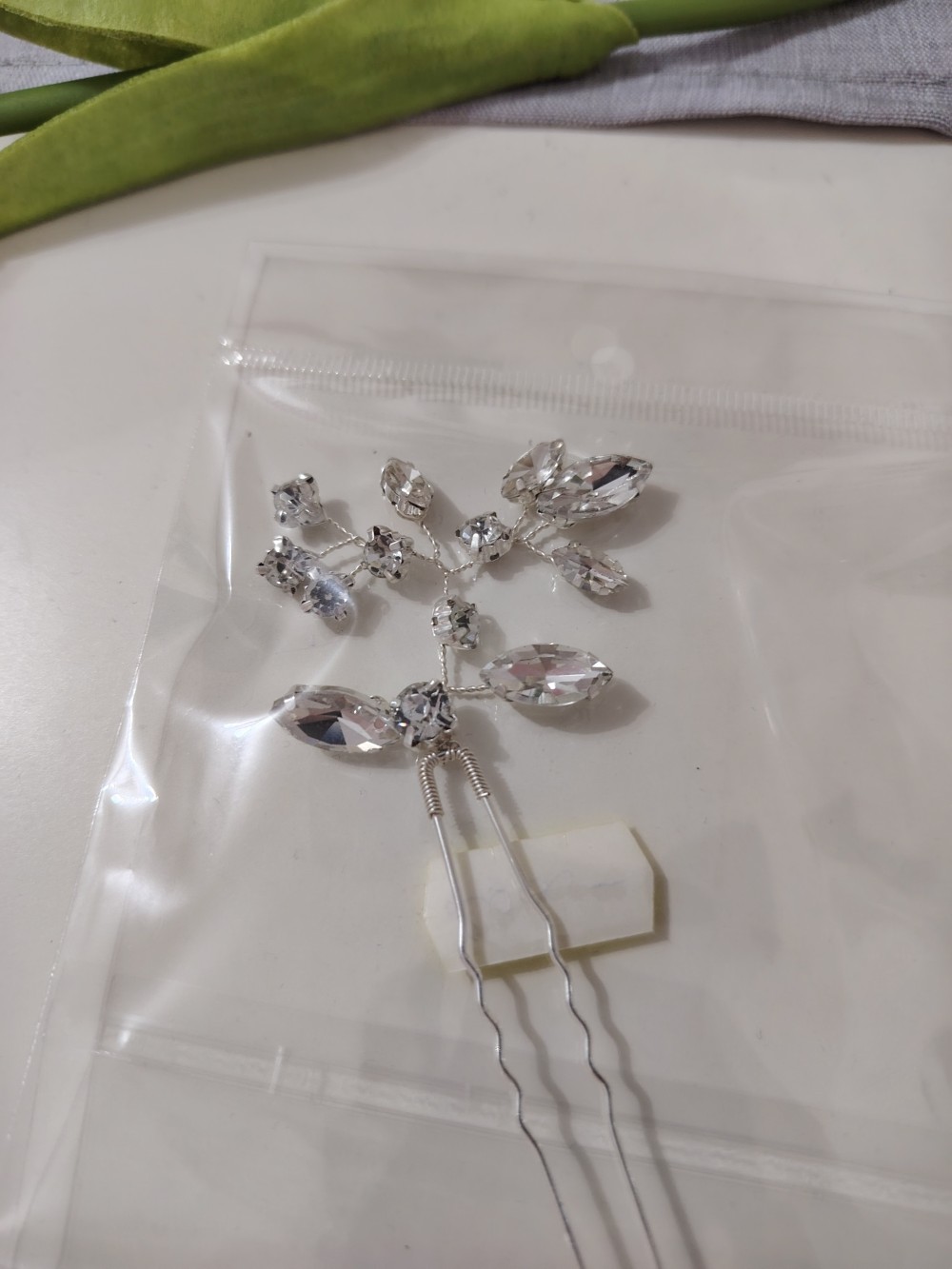 Kenderes menyasszonyi hajdísz 