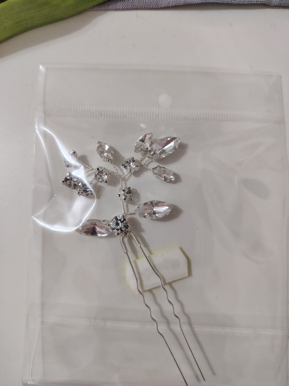 Kenderes menyasszonyi hajdísz 